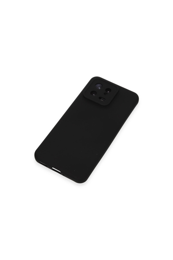 Evimdeyokyok Xiaomi Mi 13 Kılıf Nano İçi Kadife Silikon - Siyah