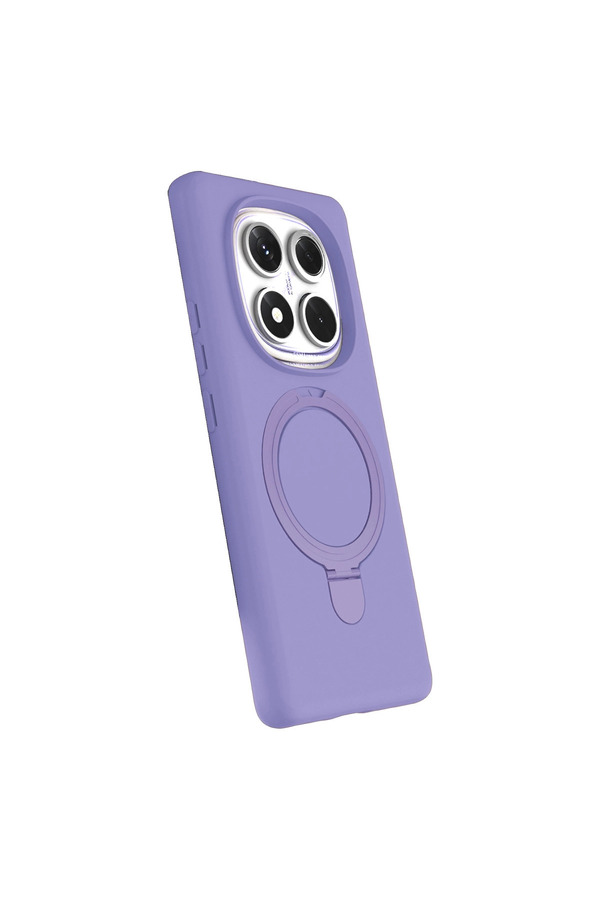 Evimdeyokyok Xiaomi Redmi Note 14 Pro 4G Regal Magsafe Standlı Kapak - Lila