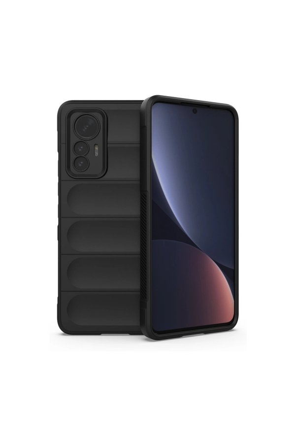 Evimdeyokyok Xiaomi Mi 12 Lite Kılıf Optimum Silikon - Siyah
