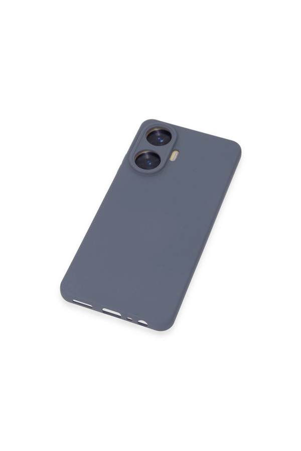 Evi̇mdeyokyok Realme C55 Kılıf Nano İçi̇ Kadi̇fe Si̇li̇kon - Gri̇