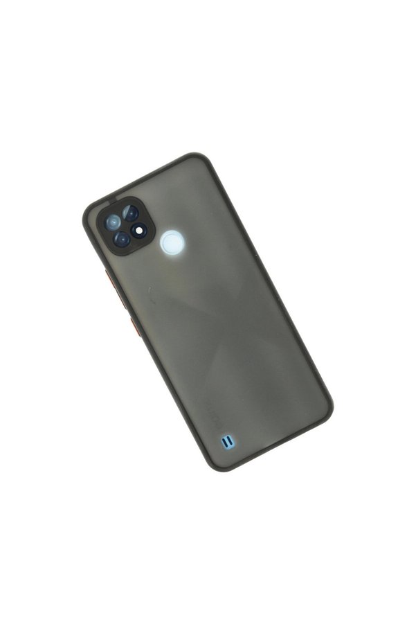Evimdeyokyok Realme C21 Kılıf Montreal Silikon Kapak - Siyah