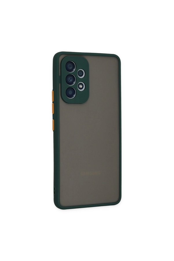 Evimdeyokyok Samsung Galaxy A73 5G Kılıf Montreal Silikon Kapak - Yeşil