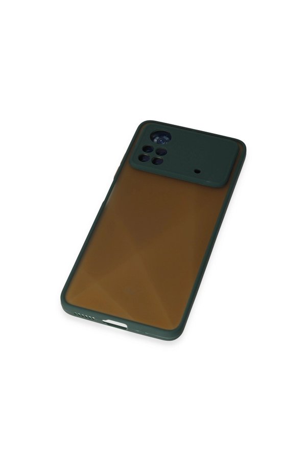 Evimdeyokyok Xiaomi Poco X4 Pro 5G Kılıf Montreal Silikon Kapak - Yeşil