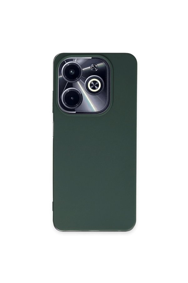 Evimdeyokyok İnfinix Hot 40İ Kılıf First Silikon - Koyu Yeşil