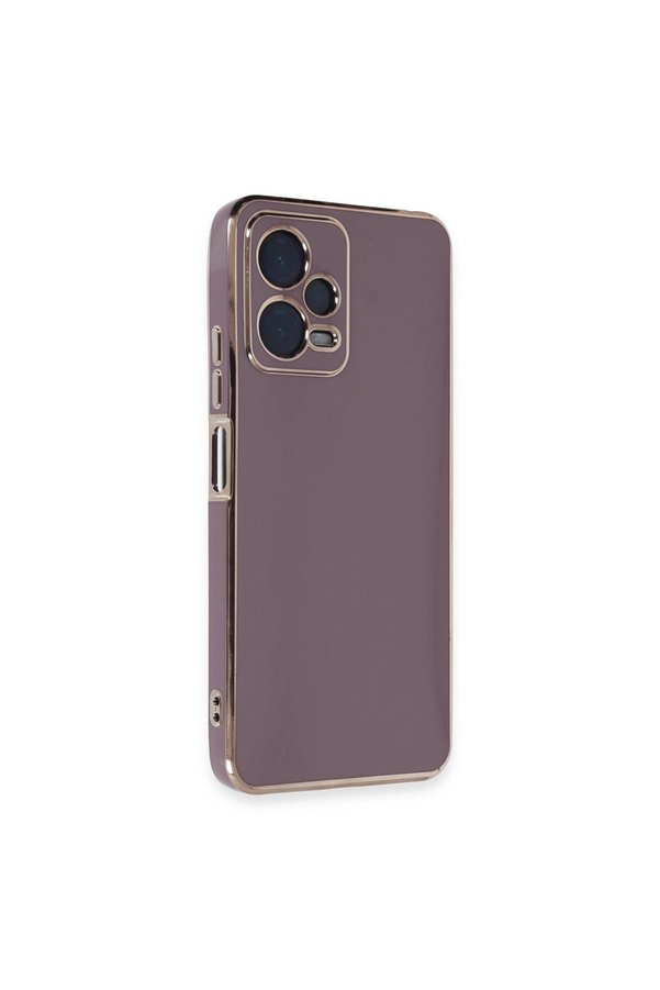 Evimdeyokyok Xiaomi Poco X5 5G Kılıf Volet Silikon - Mor