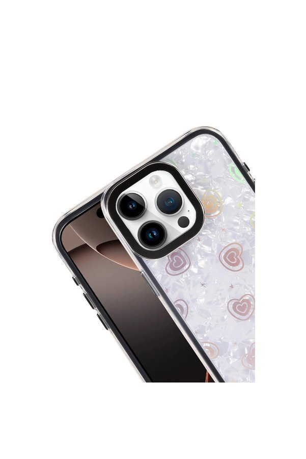 Evimdeyokyok Apple İphone 16 Pro Max Lumi Desenli Kapak - Siyah