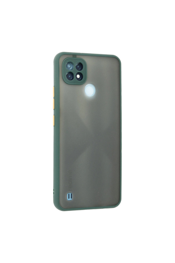 Evimdeyokyok Realme C21 Kılıf Montreal Silikon Kapak - Yeşil