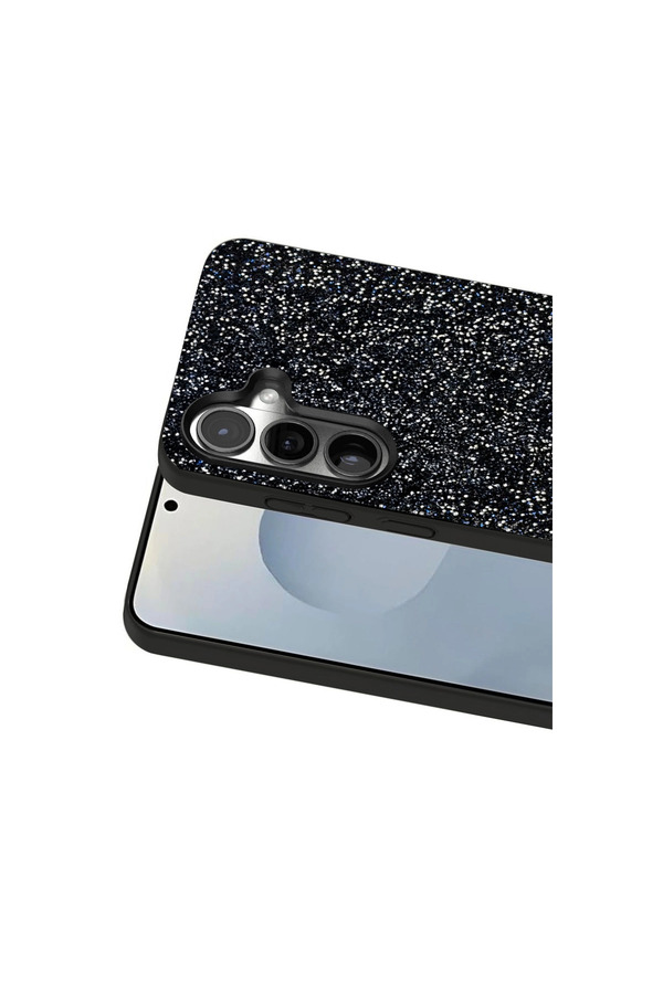 Evimdeyokyok Onegif Samsung Galaxy S25 Plus Bright Simli Kapak - Siyah