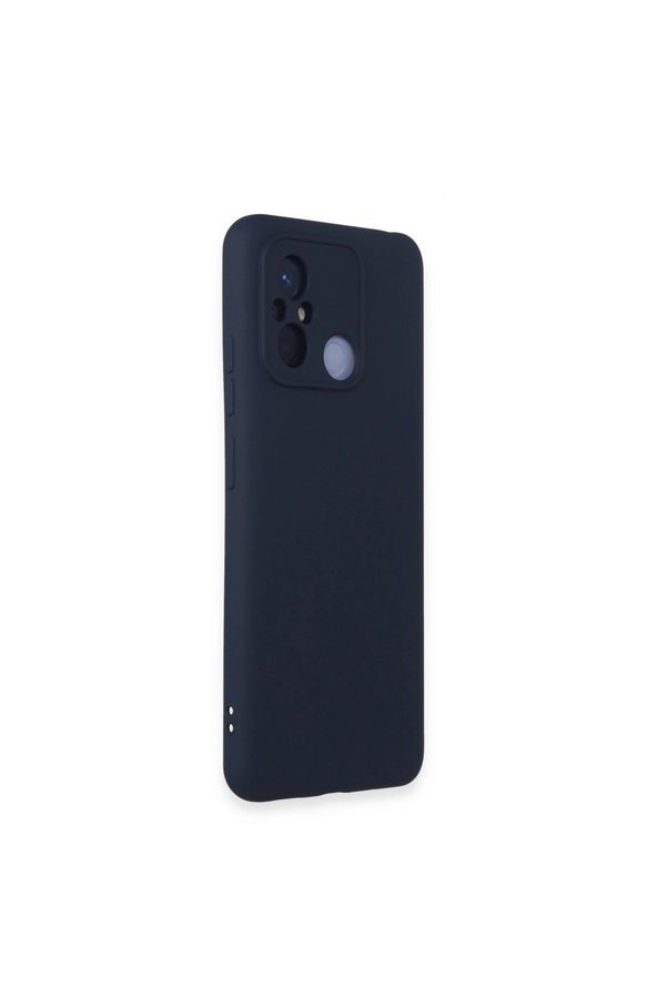 Evimdeyokyok Xiaomi Redmi 12C Kılıf Nano İçi Kadife Silikon - Lacivert