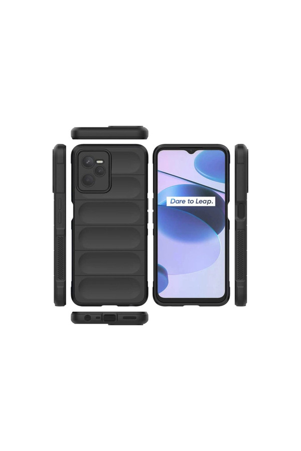 Evimdeyokyok Realme C35 Kılıf Optimum Silikon - Siyah