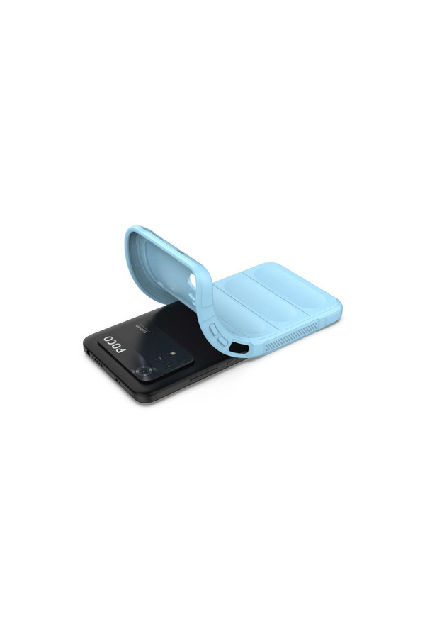Evimdeyokyok Xiaomi Poco M4 Pro 4G Kılıf Optimum Silikon - Sky Blue