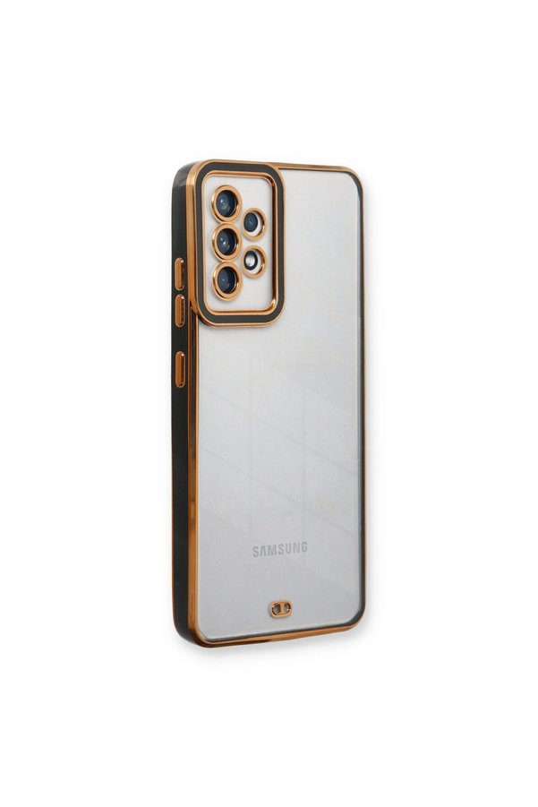 Evimdeyokyok Samsung Galaxy A33 5G Kılıf Liva Lens Silikon - Siyah