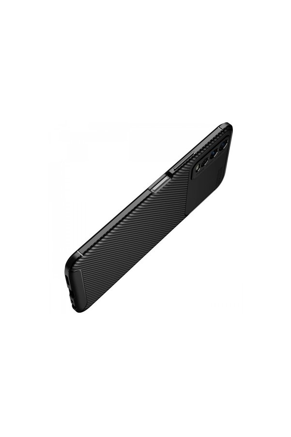 Evimdeyokyok Vivo Y11S Kılıf Auto Focus Karbon Kapak - Siyah