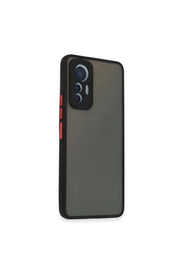 Evimdeyokyok Xiaomi Mi 12 Lite Kılıf Montreal Silikon Kapak - Siyah