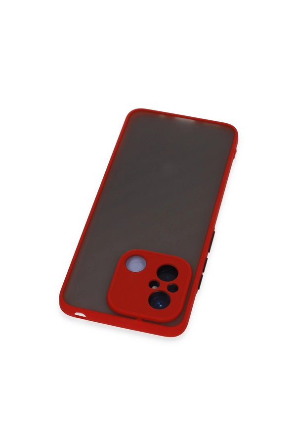 Evimdeyokyok Xiaomi Redmi 12C Kılıf Montreal Silikon Kapak - Kırmızı