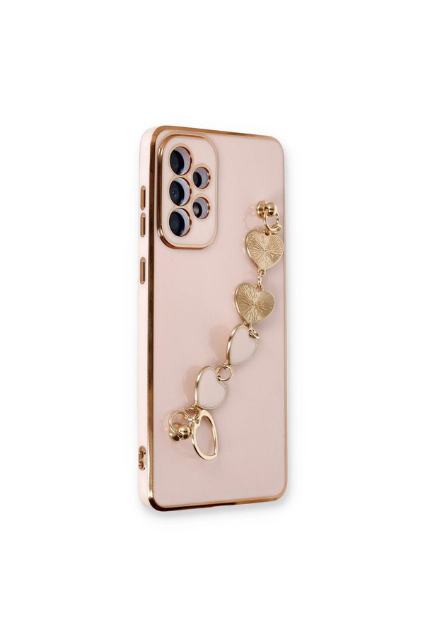 Evimdeyokyok Samsung Galaxy A33 5G Kılıf Esila Silikon - Pudra