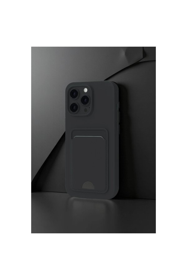 Evimdeyokyok Apple İphone 16 Pro Max Kılıf Kelvin Kartvizitli Silikon - Lacivert