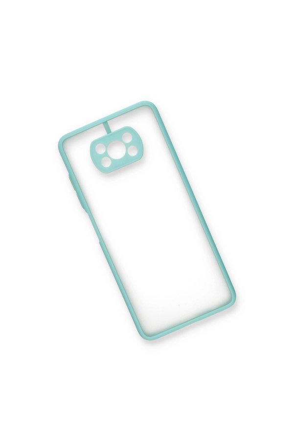 Evimdeyokyok Xiaomi Pocophone X3 Kılıf Montreal Silikon Kapak - Turkuaz