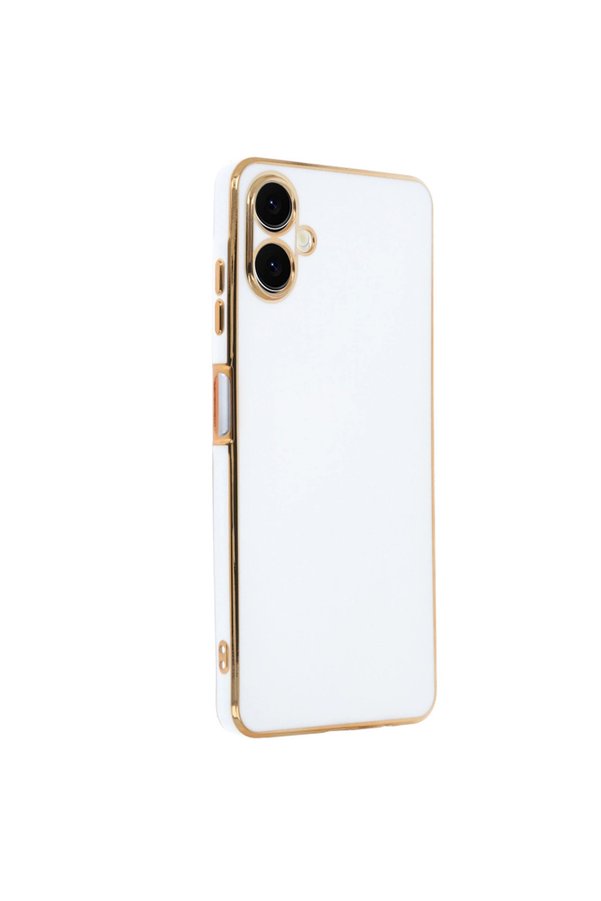 Evimdeyokyok Samsung Galaxy A06 Kılıf Volet Silikon - Beyaz