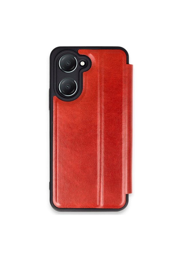 Evimdeyokyok Vivo Y18 Kılıf Flip Cover - Kırmızı
