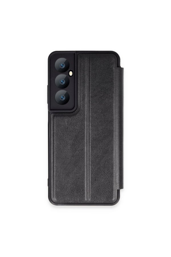 Evimdeyokyok Realme C65 Kılıf Flip Cover - Siyah