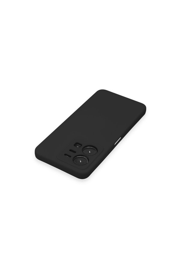Evimdeyokyok Vivo Y35 Kılıf Nano İçi Kadife Silikon - Siyah