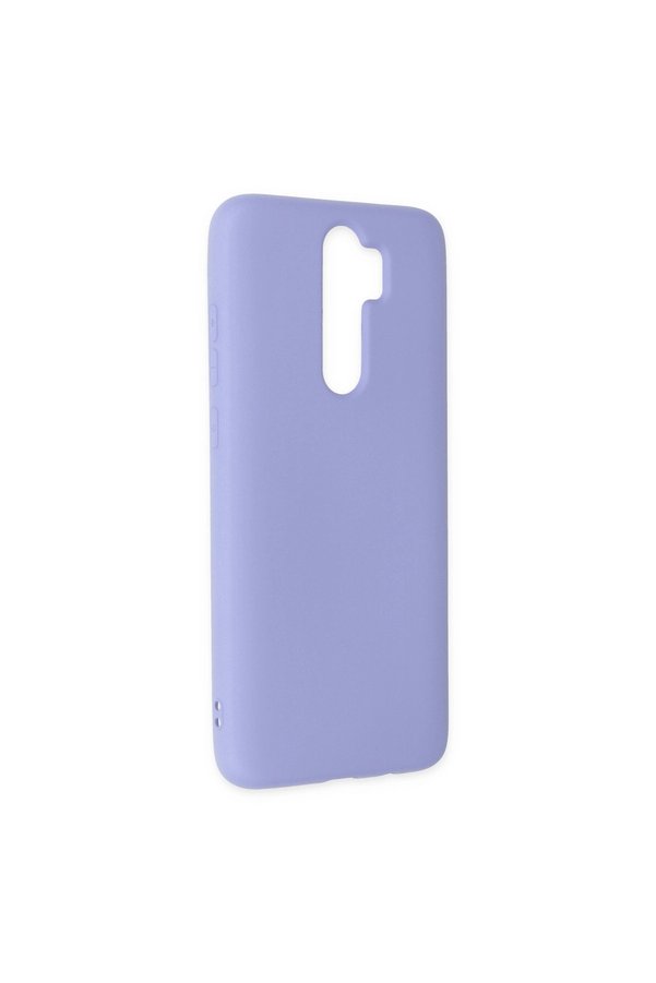 Evimdeyokyok Xiaomi Redmi Note 8 Pro Kılıf Nano İçi Kadife Silikon - Lila