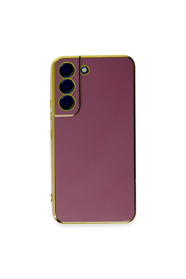 Evimdeyokyok Samsung Galaxy S22 Plus Kılıf Volet Silikon - Kırmızı