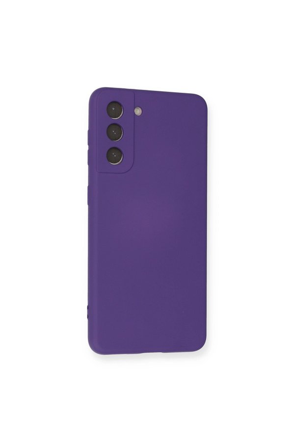 Evimdeyokyok Samsung Galaxy S21 Kılıf Nano İçi Kadife Silikon - Mor