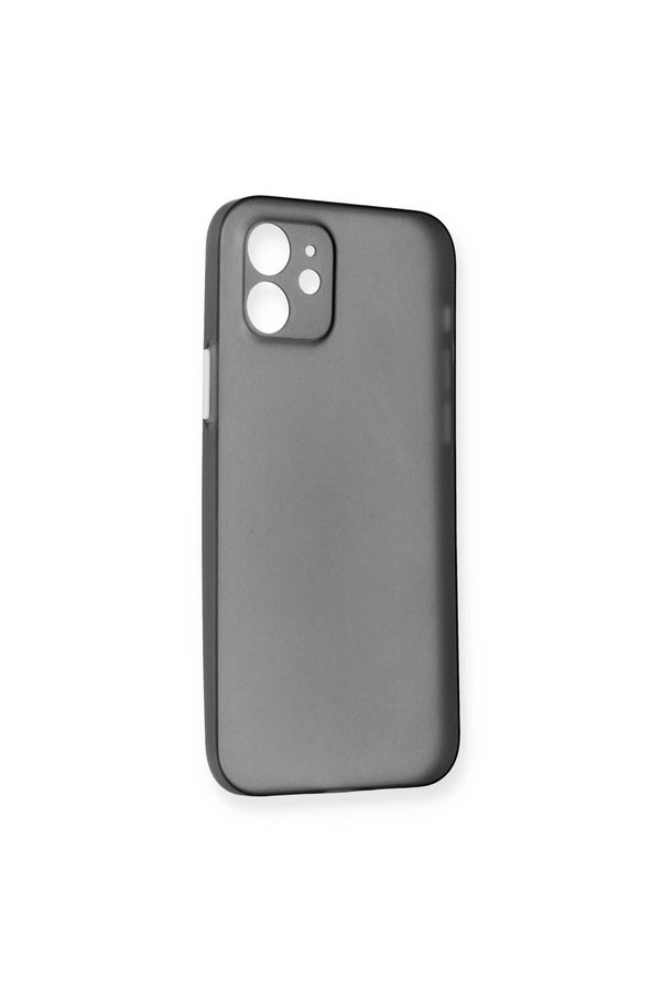 Evimdeyokyok Apple İphone 12 Kılıf Pp Ultra İnce Kapak - Gri