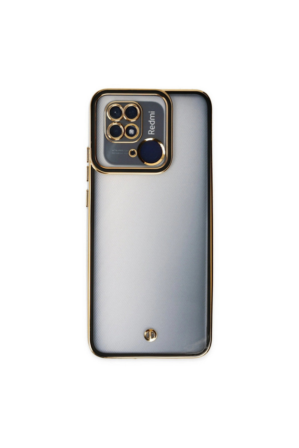 Evimdeyokyok Xiaomi Redmi 10C Kılıf Liva Lens Silikon - Siyah