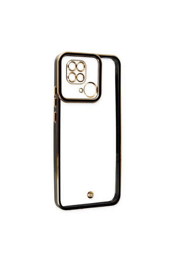 Evimdeyokyok Xiaomi Redmi 10C Kılıf Liva Lens Silikon - Siyah
