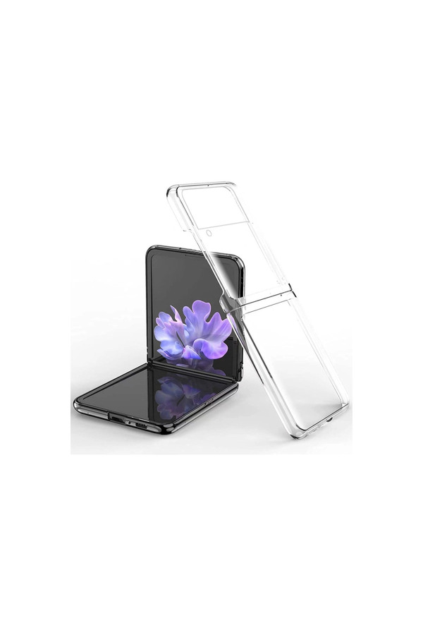 Evimdeyokyok Samsung Galaxy Z Flip 3 Kılıf Fold Tpu Silikon - Şeffaf