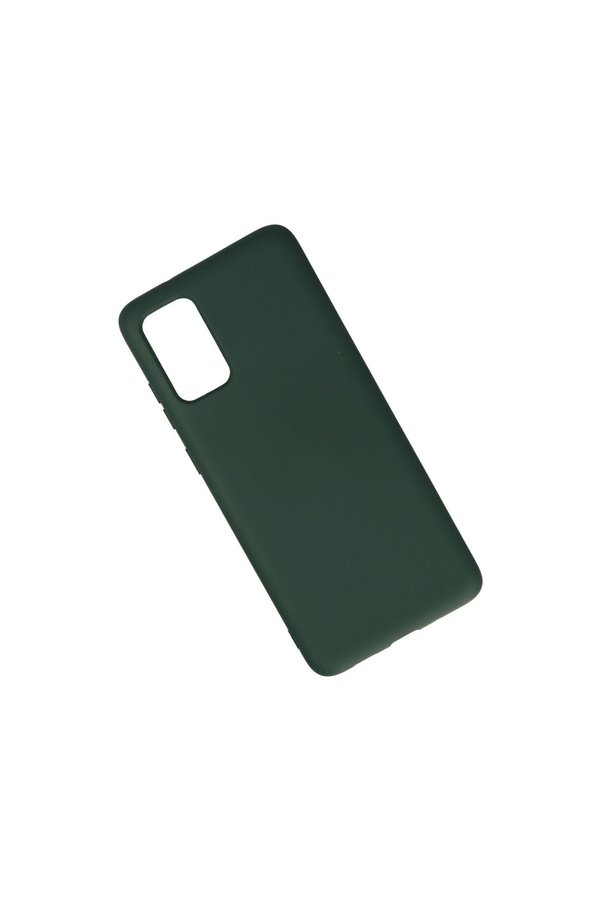 Evi̇mdeyokyok Samsung Galaxy S20 Plus Kılıf Nano İçi̇ Kadi̇fe Si̇li̇kon - Koyu Yeşi̇l