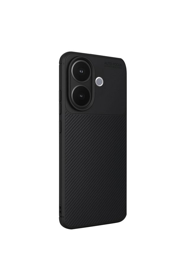 Evimdeyokyok Vivo V60 Lite Auto Focus Karbon Kapak - Siyah