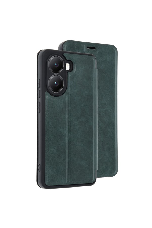 Evimdeyokyok Xiaomi Poco X7 Pro Kılıf Flip Cover - Koyu Yeşil
