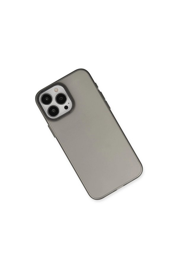 Evimdeyokyok Apple İphone 15 Pro Max Kılıf Modos Metal Kapak - Siyah