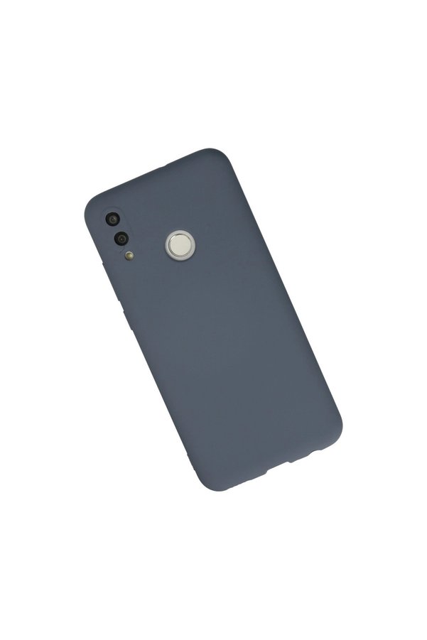 Evi̇mdeyokyok Huawei̇ P Smart 2019 Kılıf Nano İçi̇ Kadi̇fe Si̇li̇kon - Gri̇