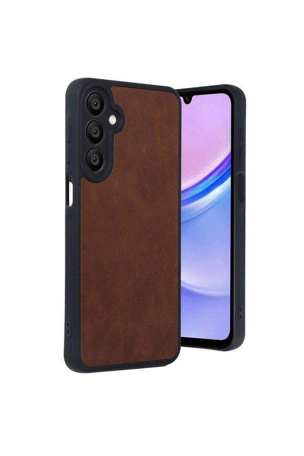 Evimdeyokyok Samsung Galaxy A16 5G Kılıf Aras Deri Kapak - Taba
