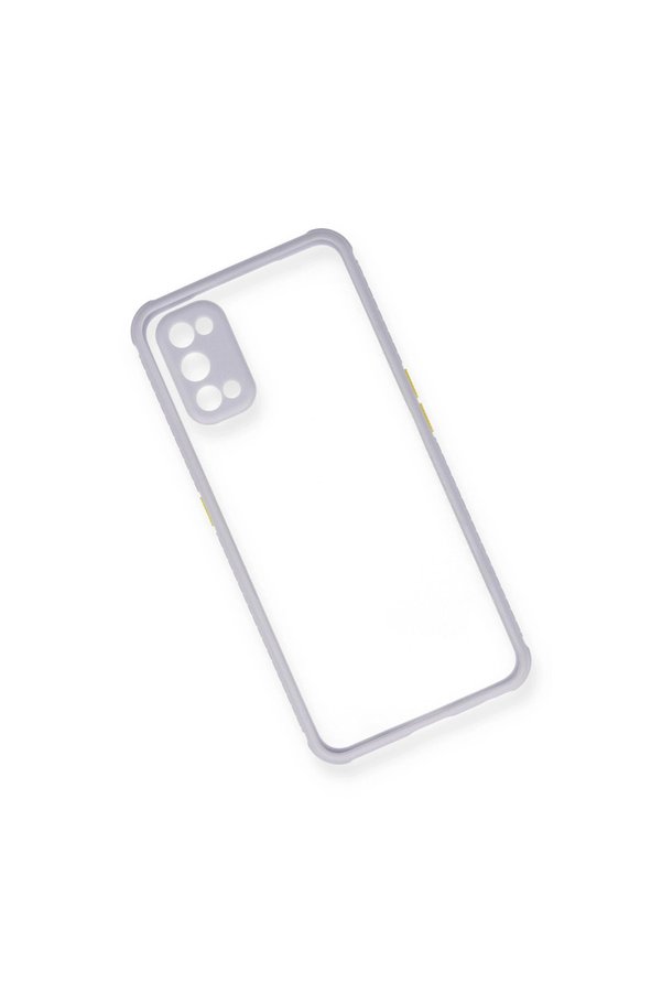Evimdeyokyok Realme 7 Pro Kılıf Miami Şeffaf Silikon - Lila