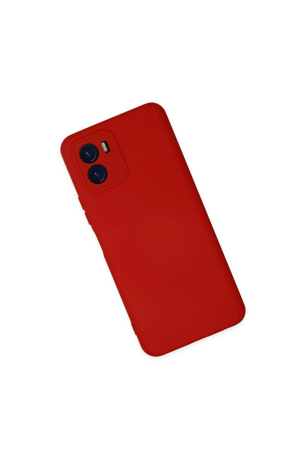 Evimdeyokyok Vivo Y15S Kılıf Nano İçi Kadife Silikon - Kırmızı