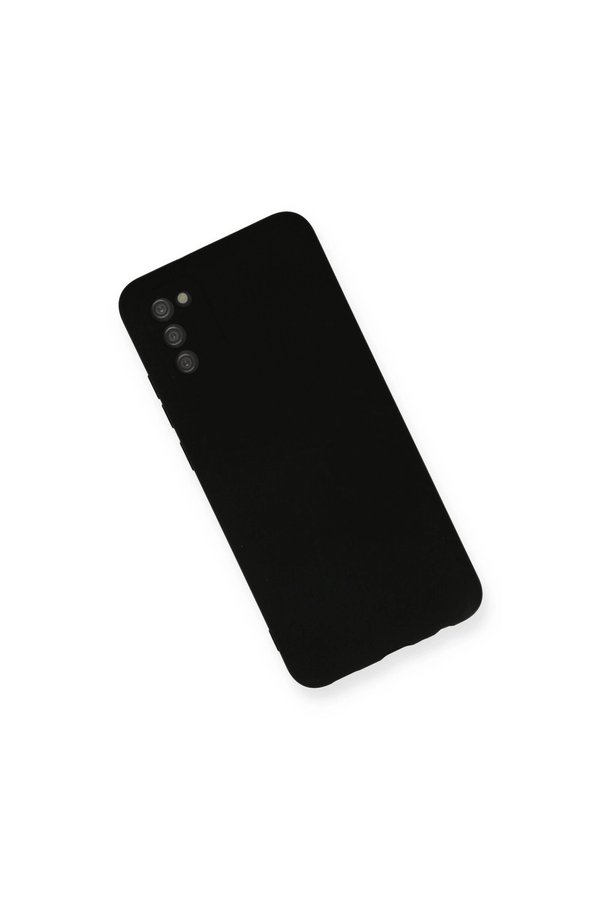 Evi̇mdeyokyok Samsung Galaxy A03S Kılıf Nano İçi̇ Kadi̇fe Si̇li̇kon - Si̇yah