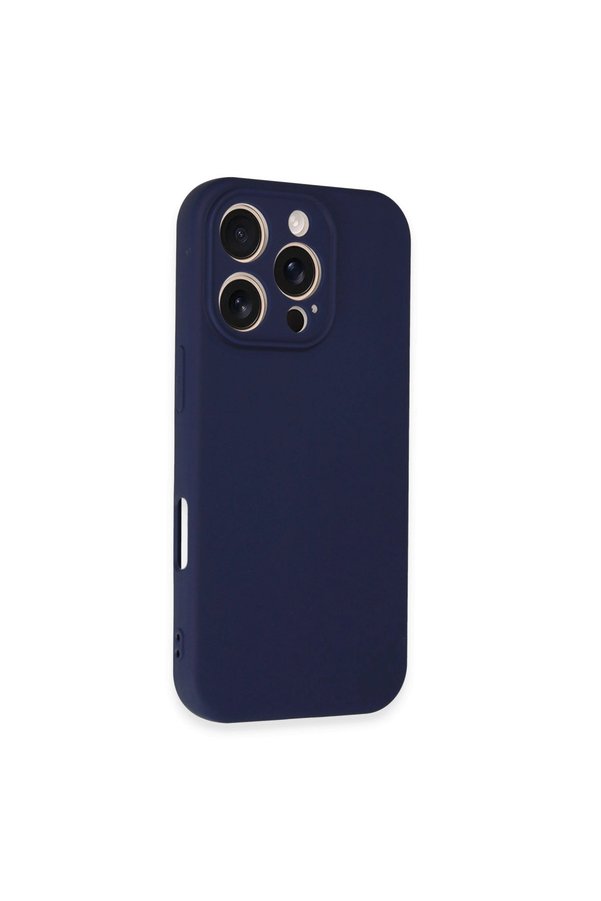 Evimdeyokyok Apple İphone 16 Pro Kılıf First Silikon - Lacivert