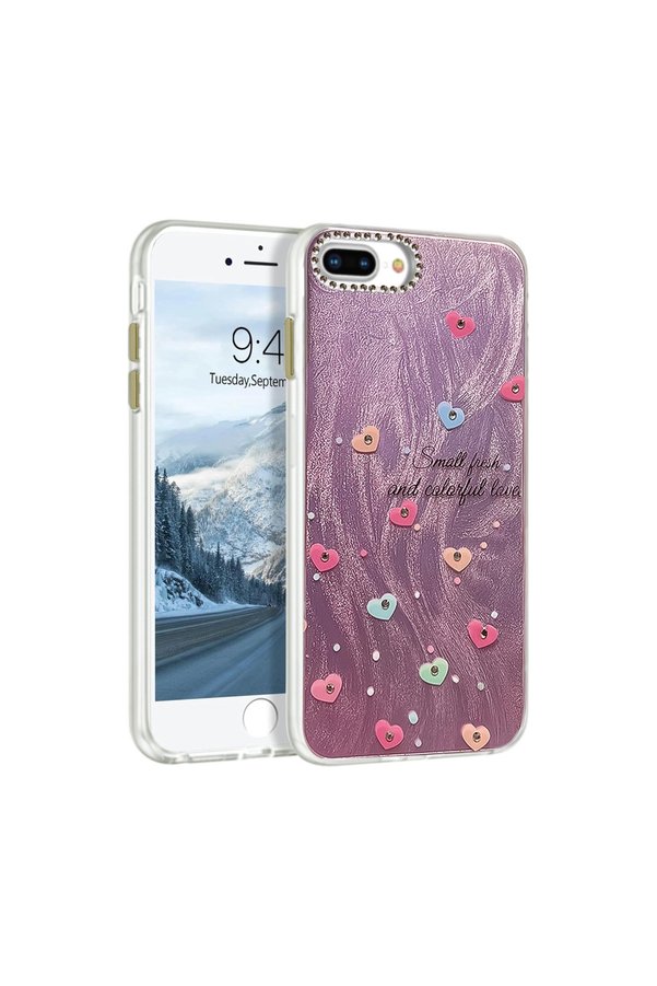 Evimdeyokyok Apple İphone 7 Plus Kılıf Blade Aynalı Desenli Kapak - Desen 8