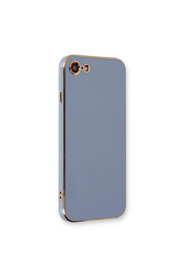 Evimdeyokyok Apple İphone 7 Kılıf Volet Silikon - Mavi