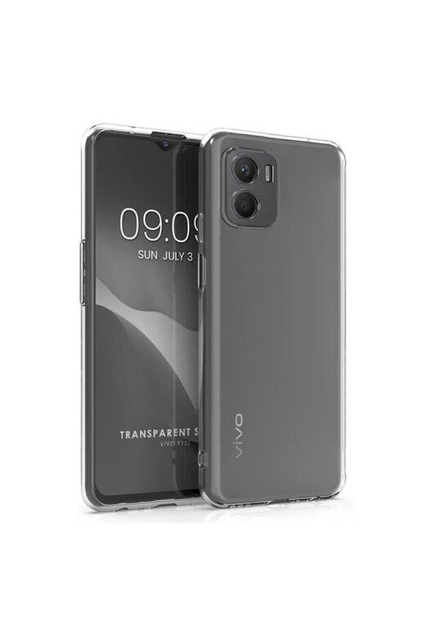 Evimdeyokyok Vivo Y15S Kılıf Lüx Şeffaf Silikon