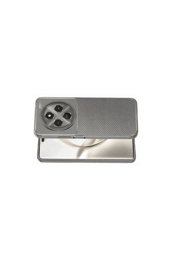 Evi̇mdeyokyok Tecno Spark 30C Kılıf Auto Focus Karbon Kapak - Gri̇