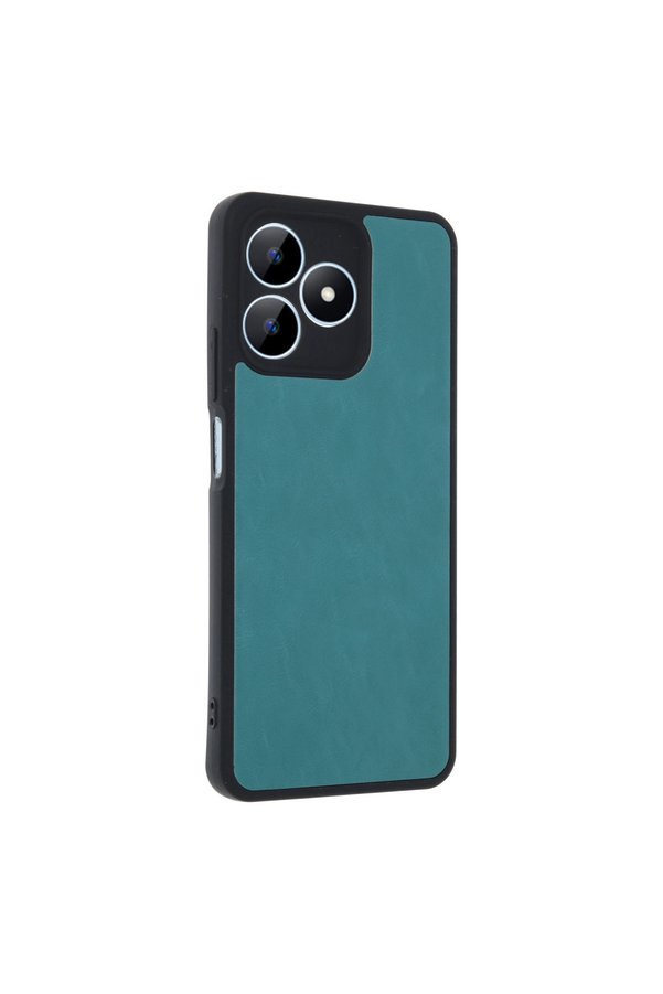 Evi̇mdeyokyok Realme Note 50 4G Kılıf Aras Deri̇ Kapak - Açık Yeşi̇l