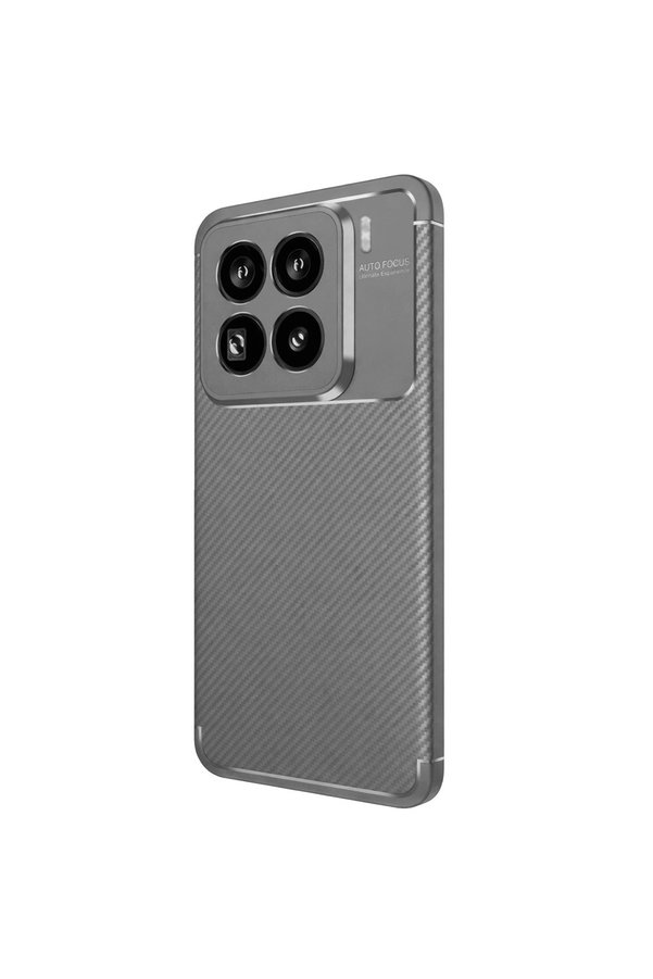 Evimdeyokyok Xiaomi Mi 15 Pro Kılıf Auto Focus Karbon Kapak - Gri