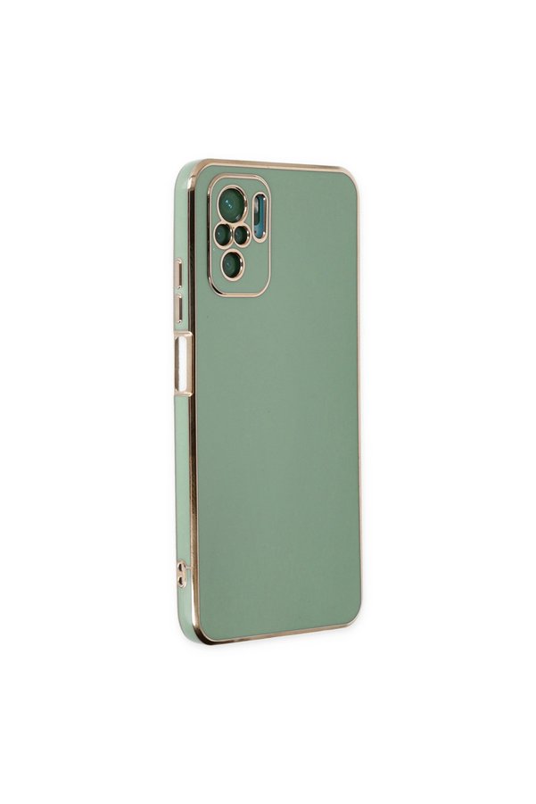 Evimdeyokyok Xiaomi Redmi Note 10 Kılıf Volet Silikon - Açık Yeşil